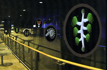 Catherine Nyeki, vue de l'exposition à l'Archéoforum, Liège, 2010