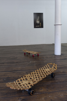 Vue de l’exposition de Samuel Rousseau au CEAAC, Strasbourg, 2011