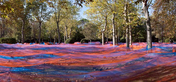 Dimitri Xenakis, Ondes et lumières, parc du Manoir de Cugnaux, 2009